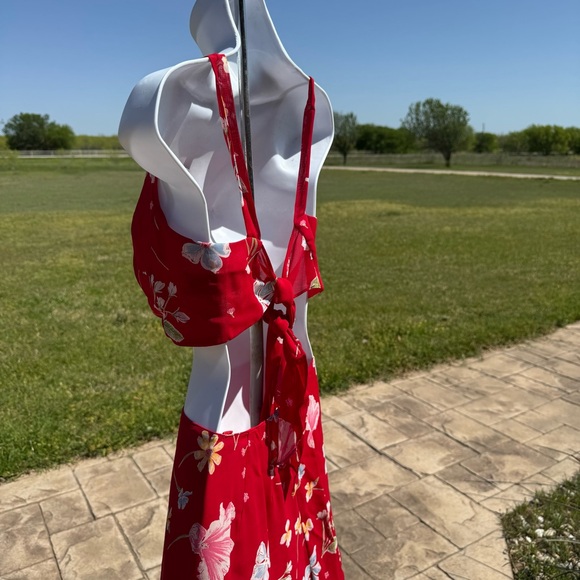 Kamisato vintage halter and skirt; size 4; STUNNING! - Picture 6 of 15